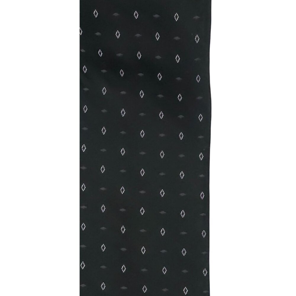 Murano Men's Black Tie With White Diamond Pattern - New With Tags - Picture 2 of 5